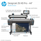 HP DesignJet Z6 HD Pro Large Format Multifunction Graphics Printer - 44